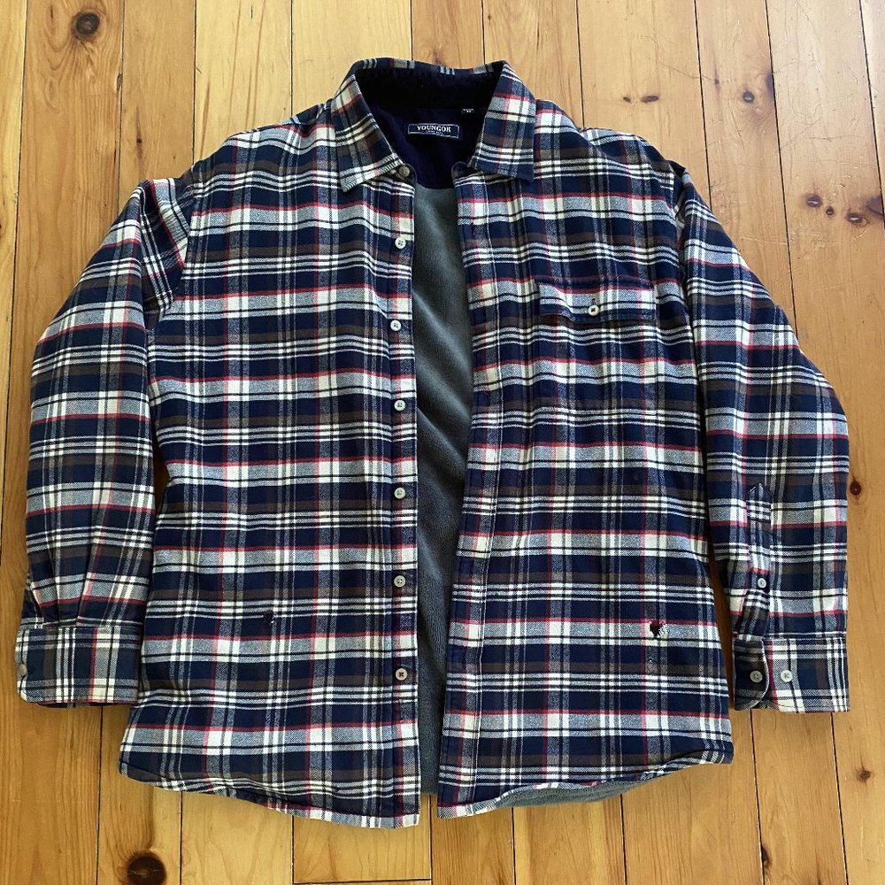 Youngor Plaid Flannel Jacket